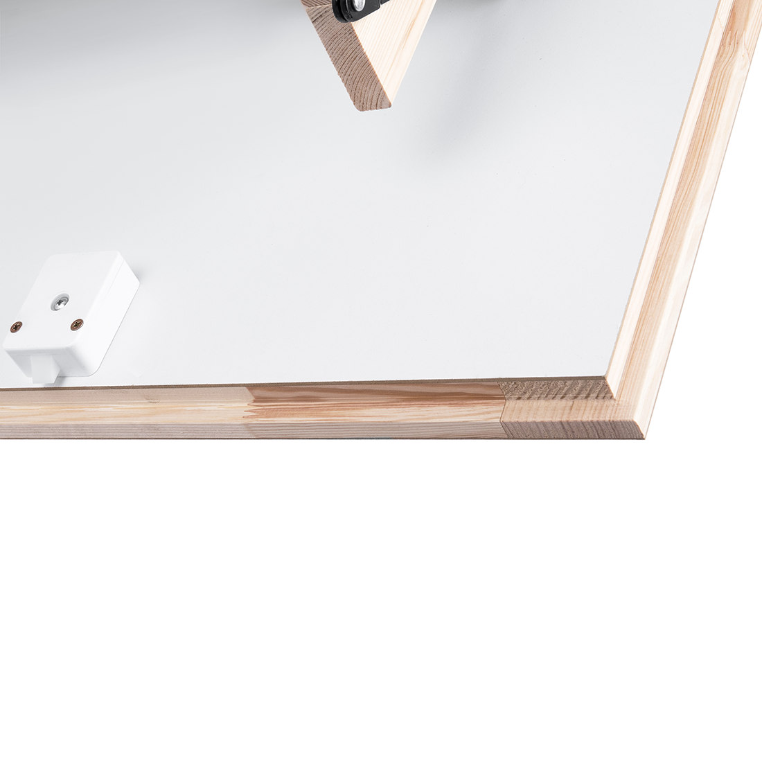 S-GLOB Escalera de madera para ático de 54" x 22.5" - Hasta 9.18 pies