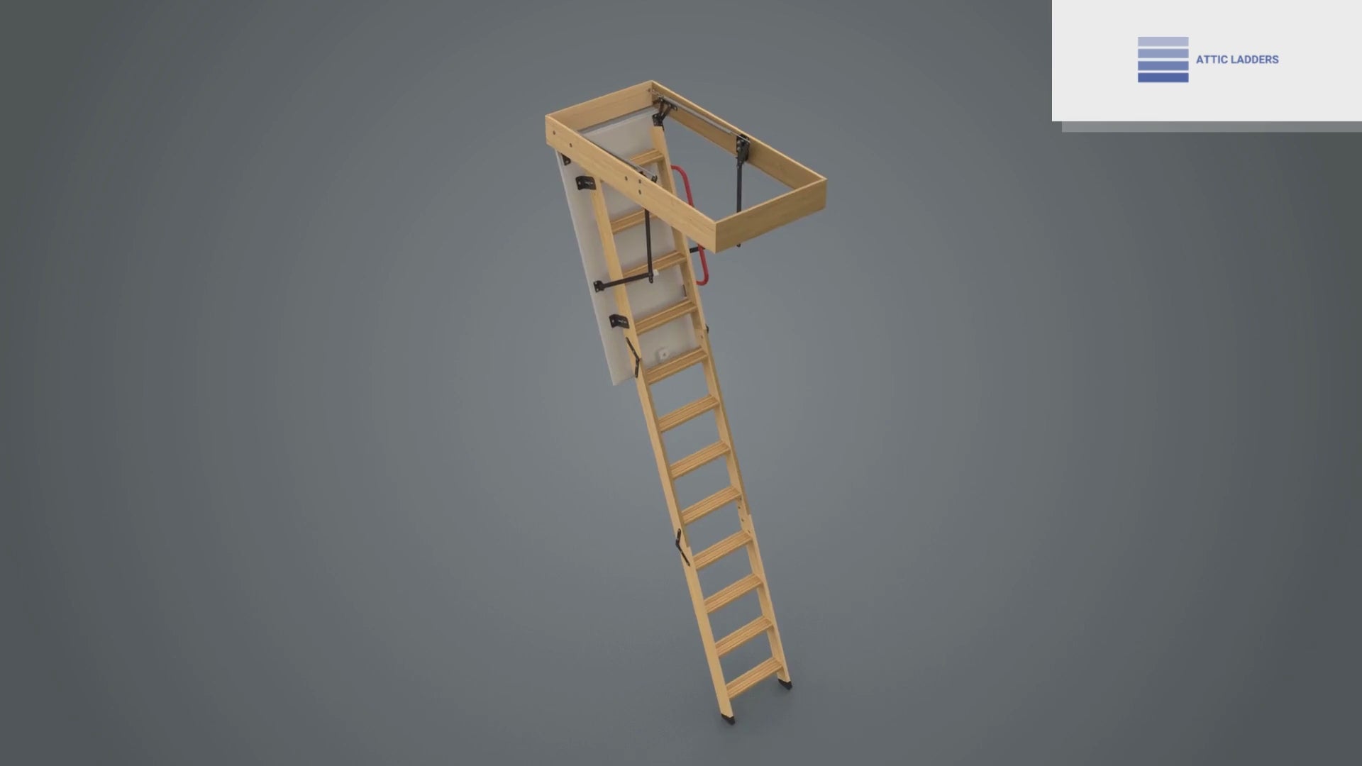 Aluminum Attic Ladder 43 x 21.5 Installation