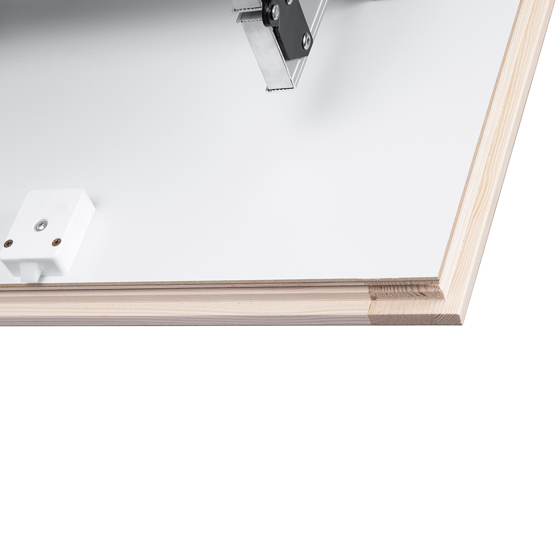 ALU Aluminum Insulated Folding Attic Ladder 8 ft - 9.18 ft (Rough Opening: 24.25" x 47.75") with 352-lb Load Capacity