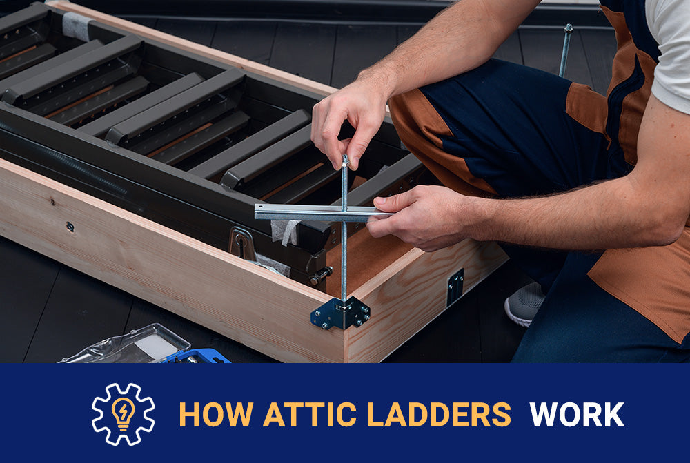 How does attic ladder work?