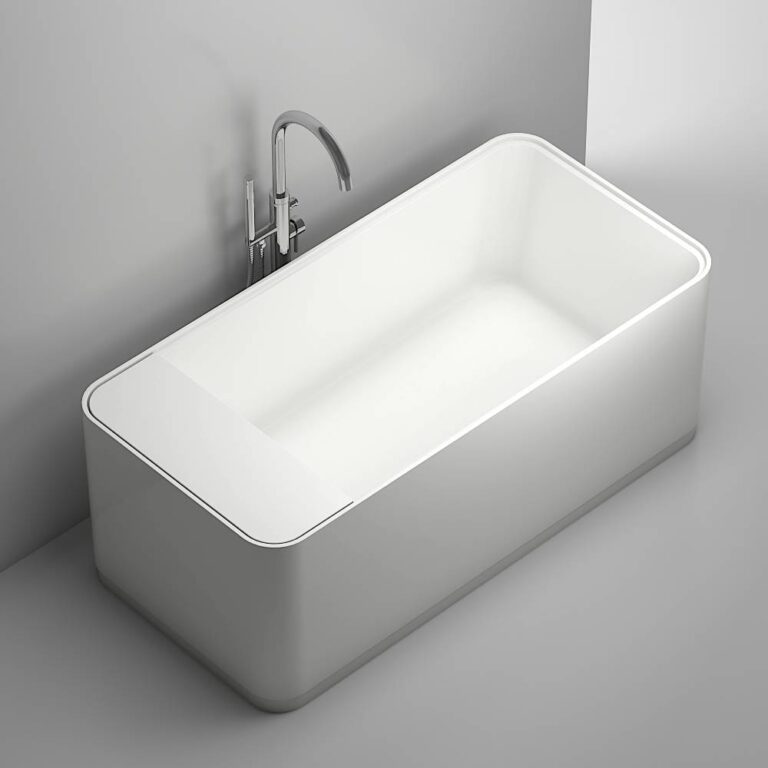 Independiente Tub Glow - 62.99 in. x 28.74 in. - blanco mate