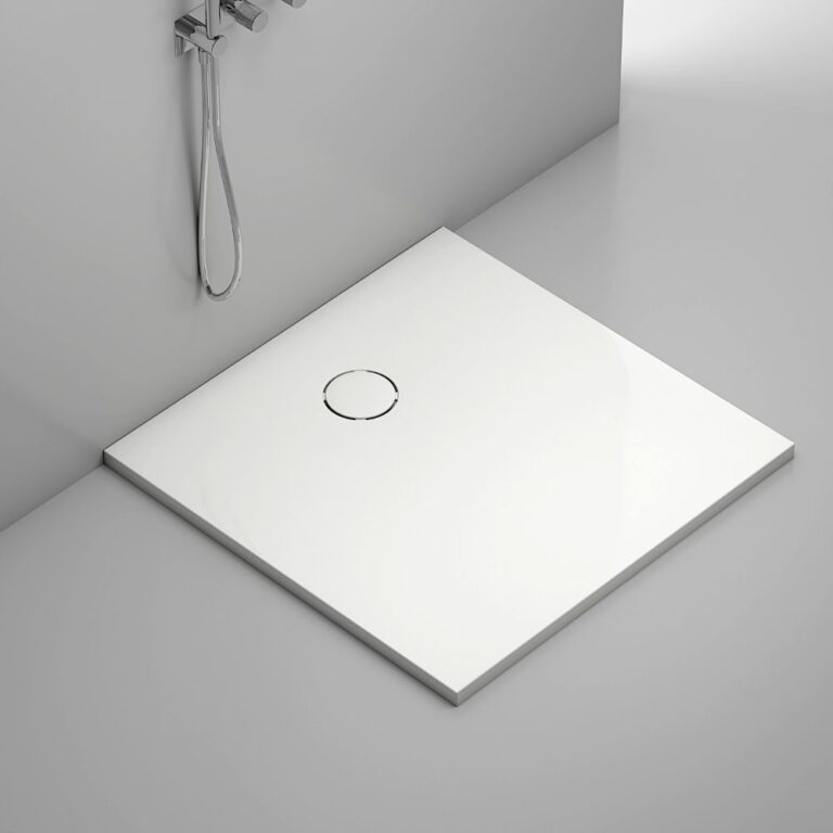 Shower base Shadow - 35.43 in. x 35.43 in. - white structure