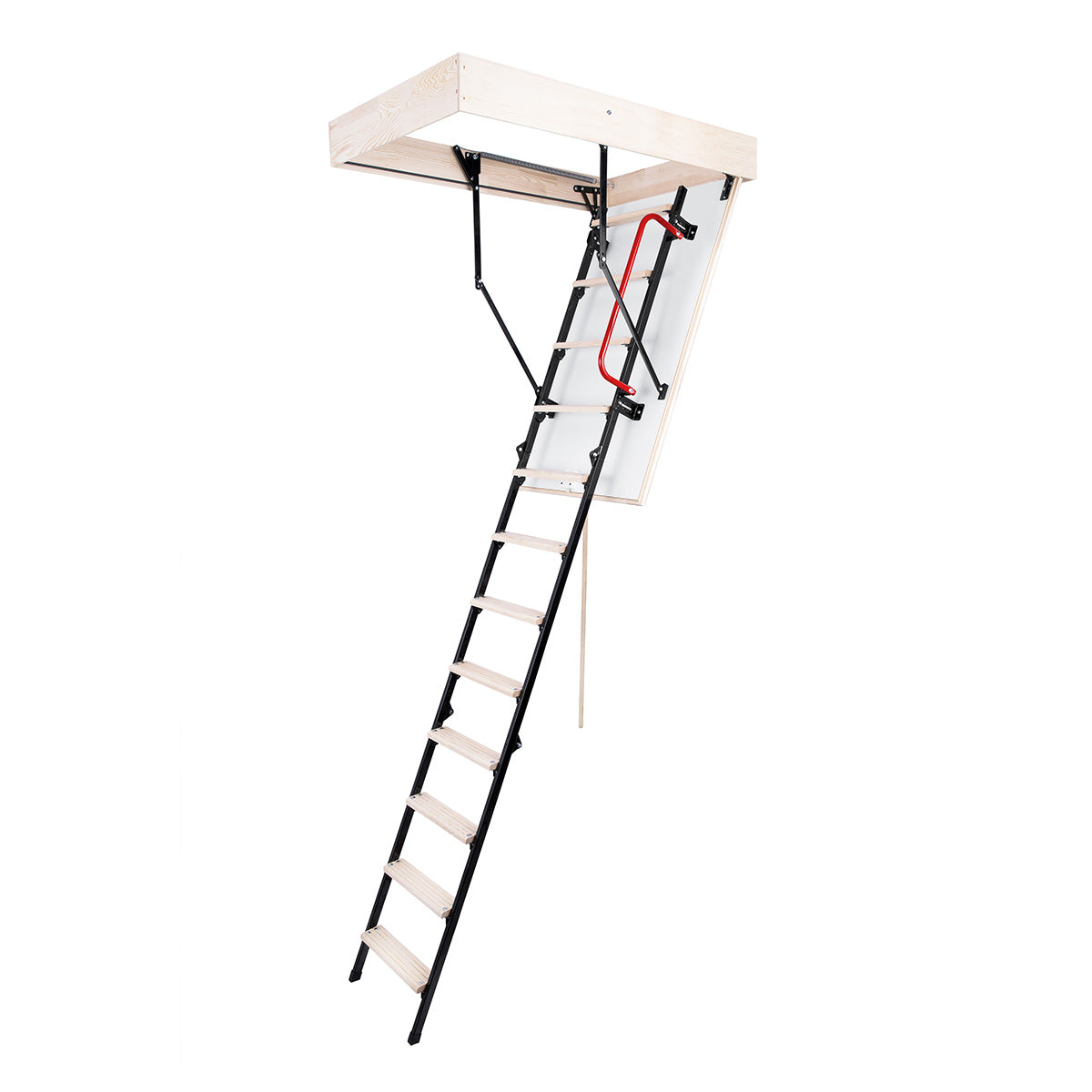Stallux Termo - Metal-Wooden Basic Insulated Attic Ladder - 55 in. x 21.5 in. - Up to 9.18 feet