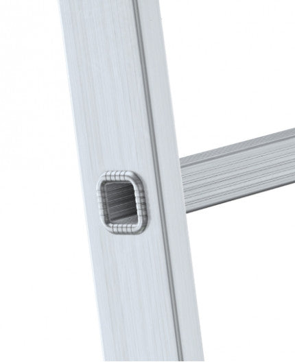 Escalera simple de aluminio Reach Line Pro tipo IA de 9.5 pies - 330 lbs. Capacidad de carga