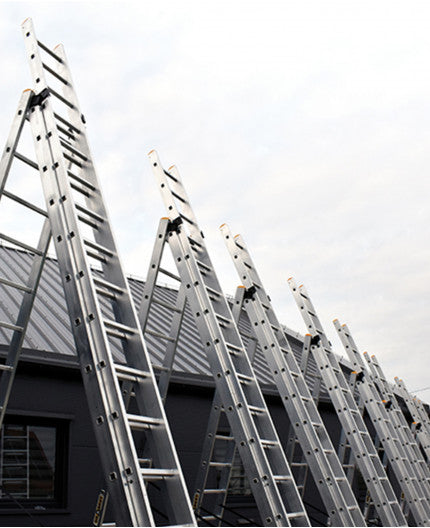 35.5 ft. Reach Flexi Pro Type IA Aluminum Combination 3-section Ladder - 330 lbs. Load Capacity