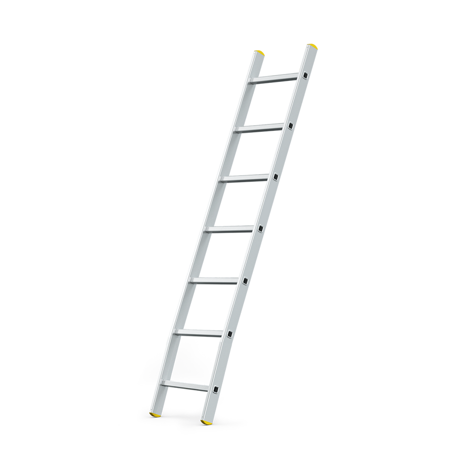 Escalera simple de aluminio Reach Line Pro tipo IA de 9.5 pies - 330 lbs. Capacidad de carga