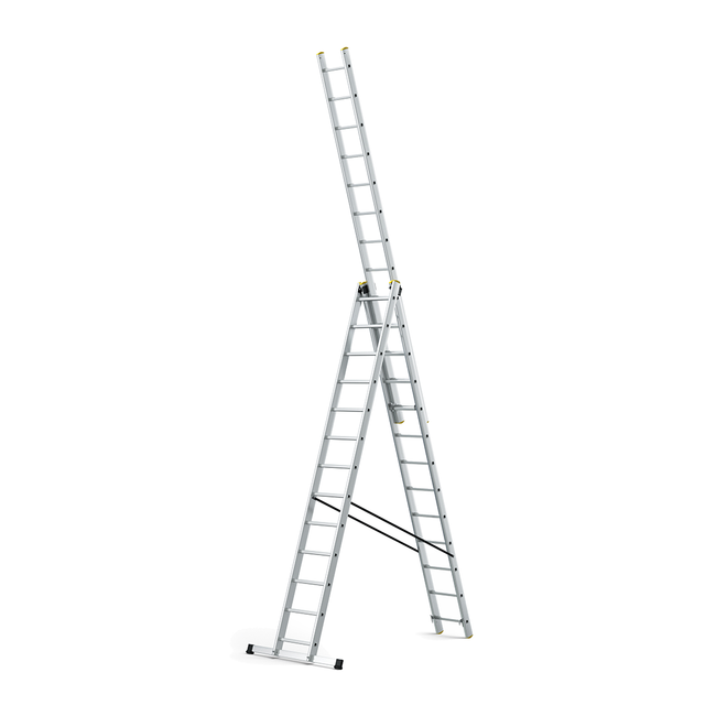 28 ft. Reach Flexi Pro Type IA Aluminum Combination 3-section Ladder - 330 lbs. Load Capacity