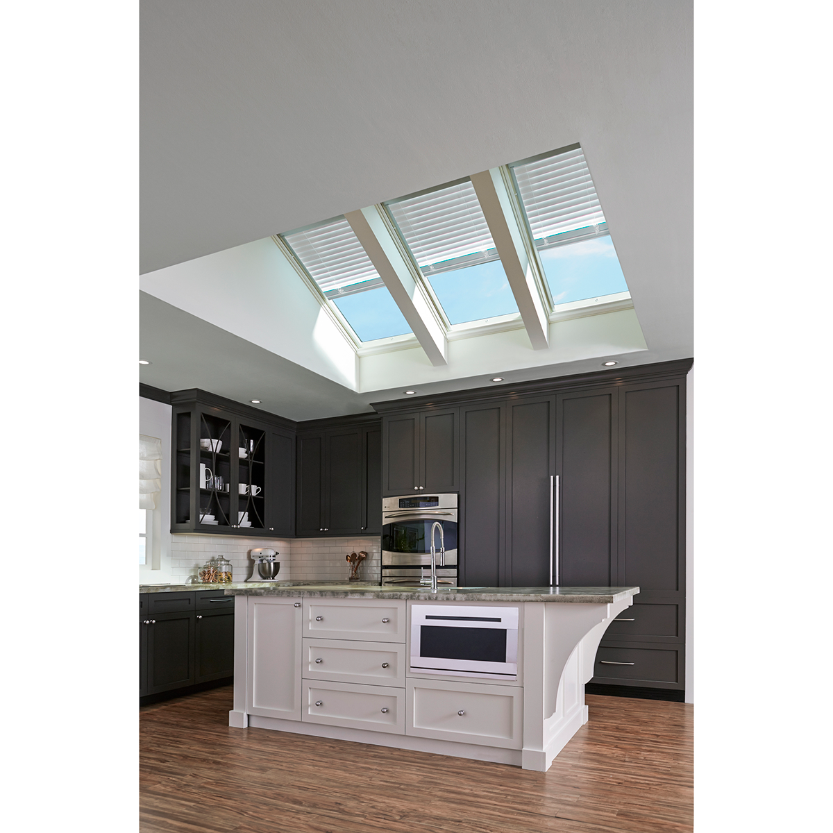 Fixed Curb-Mount Skylight with Laminated Low-E3 Glass - 30-1/2 in. x 30-1/2 in. - FCM 3030