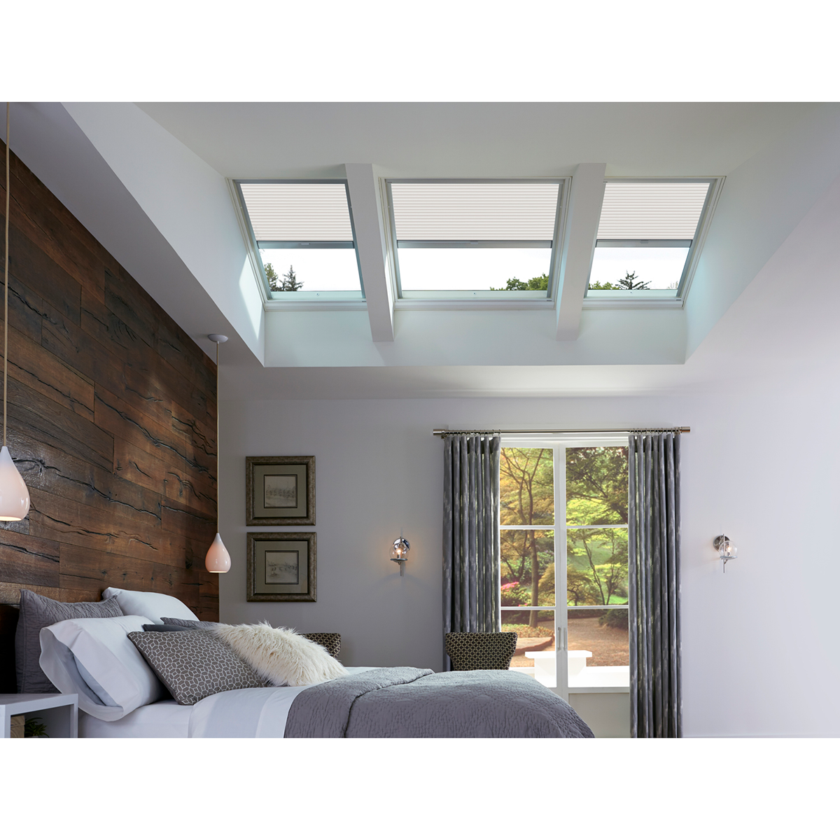 Fixed Self-Flashed Skylight with Laminated Low-E3 Glass - 30-1/2 in. x 46-1/2 in. - QPF 3046