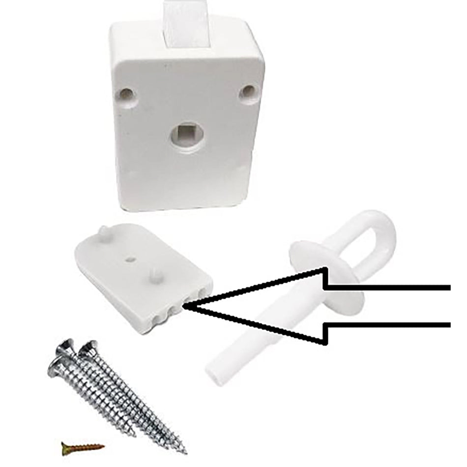 Attic Latch Door Plastic Clip