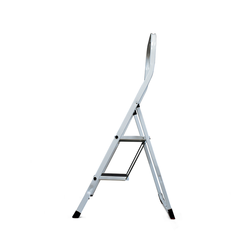 2-Step Kitchen Type IA Steel Household Step Stool Ladder - 330 lbs. Load Capacity