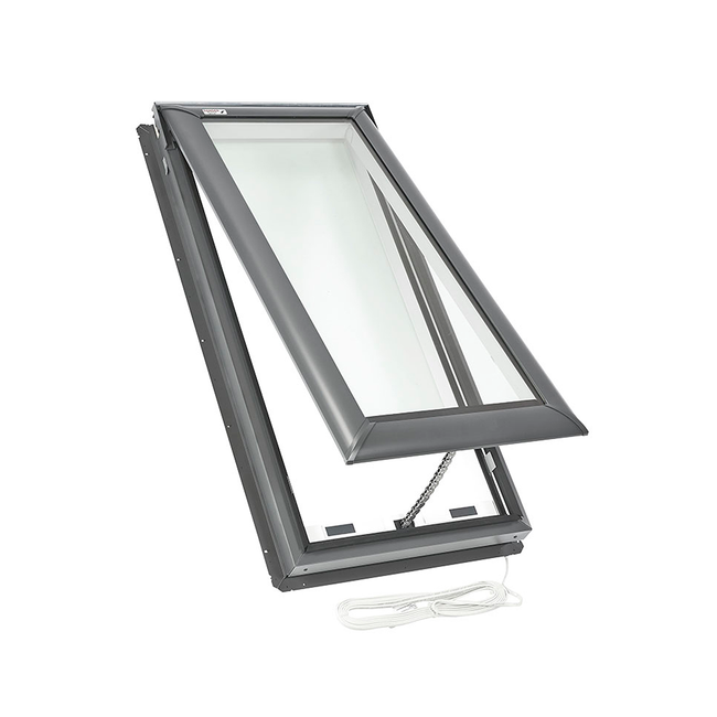 Electric Deck-Mount Skylight with Laminated Low-E3 Glass - 44-1/4 in. x 26-7/8 in. - VSE S01