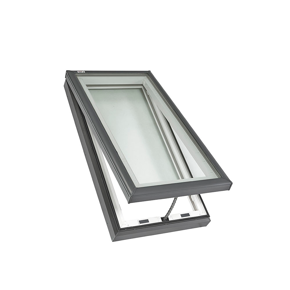 Manual Curb-Mount Skylight with Laminated Low-E3 Glass - 22-1/2 in. x 22-1/2 in. - VCM 2222