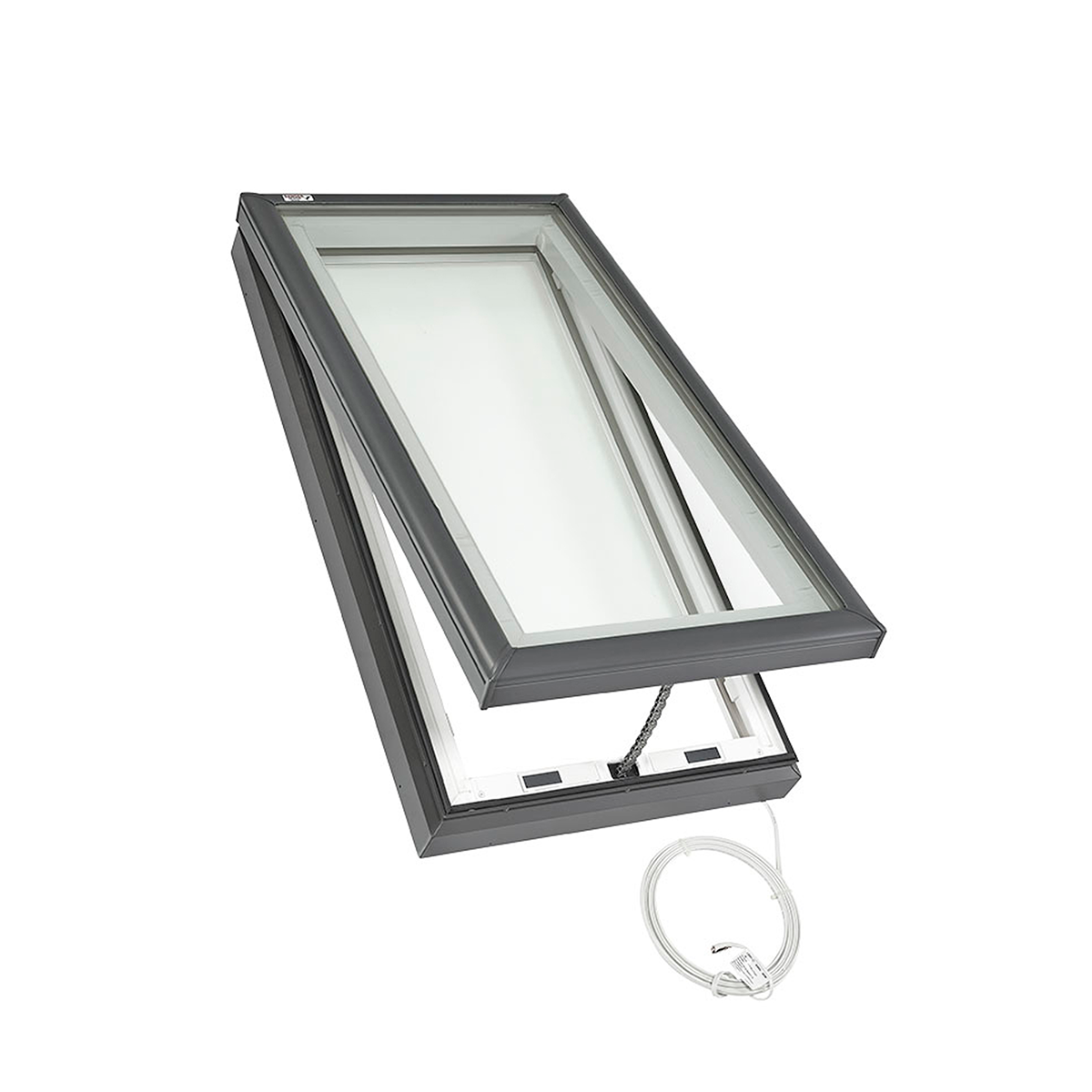 Electric Curb-Mount Skylight with Laminated Low-E3 Glass - 22-1/2 in. x 22-1/2 in. - VCE 2222
