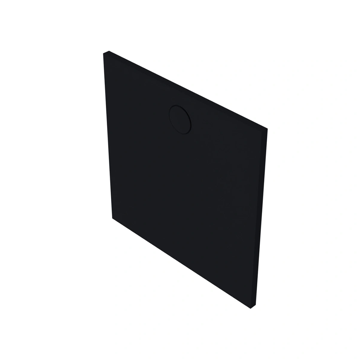Plato de ducha Shadow - 90cm x 90cm - estructura negra