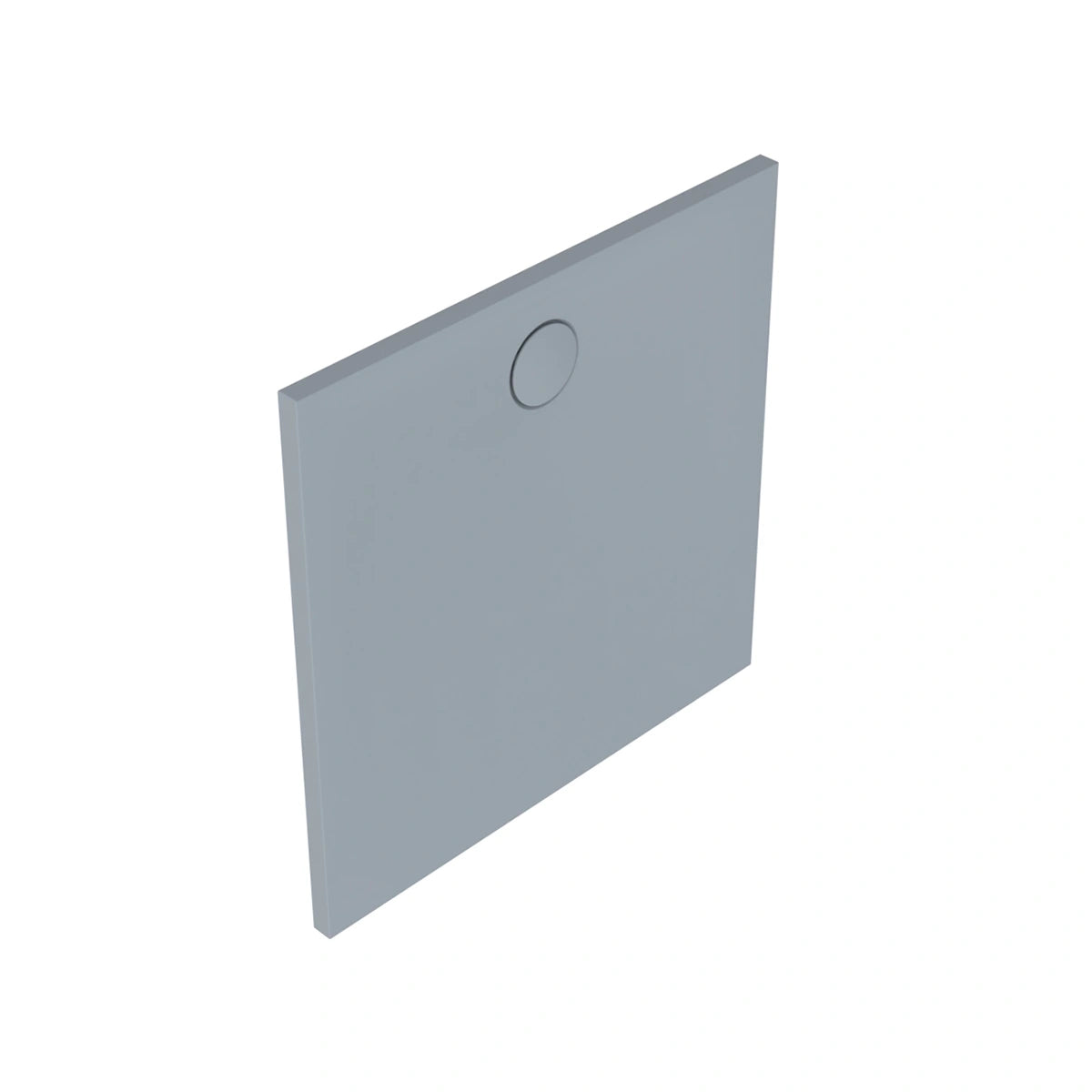 Shower base - 35.43 in.  x 35.43 in. - gray structure