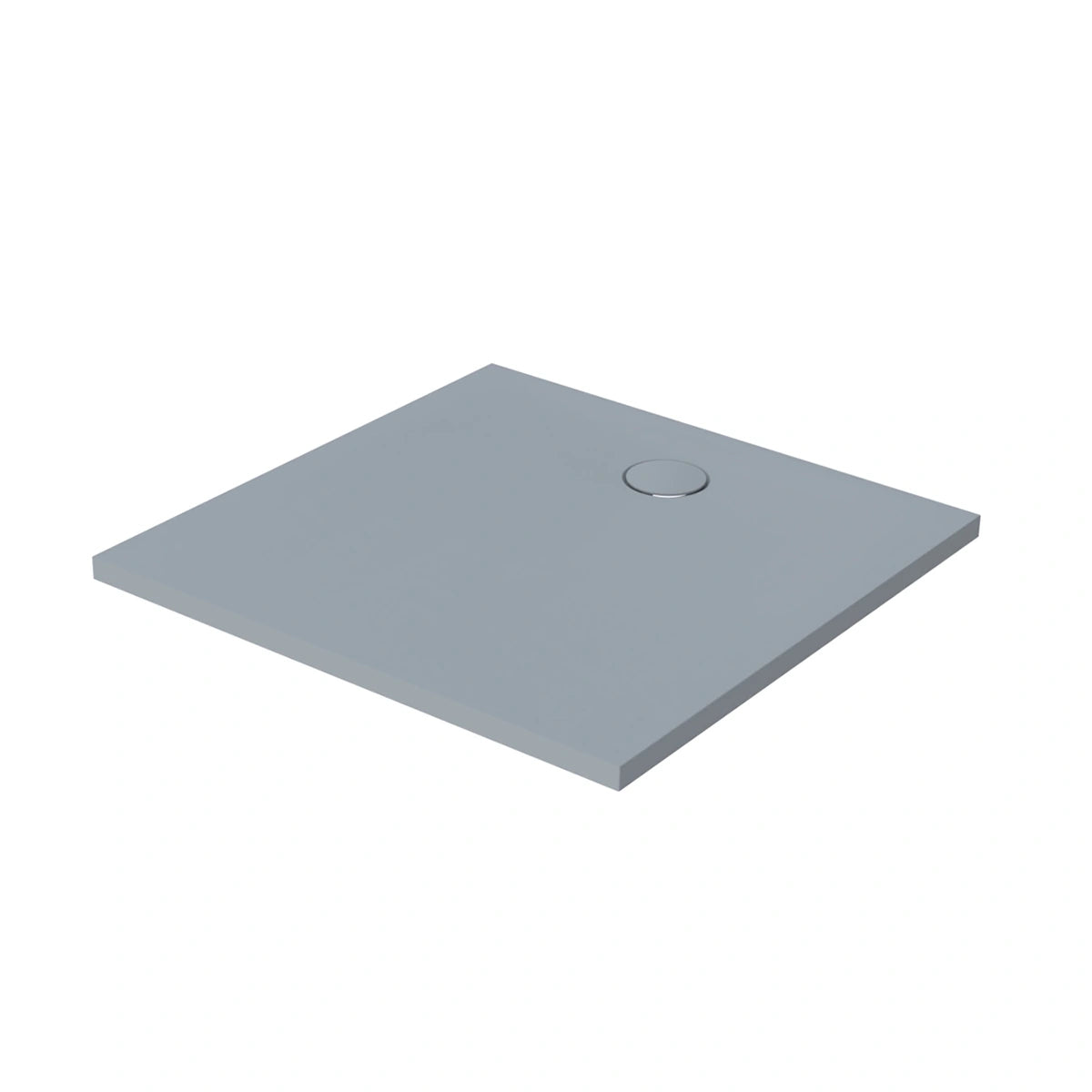 Shower base - 35.43 in.  x 35.43 in. - gray structure